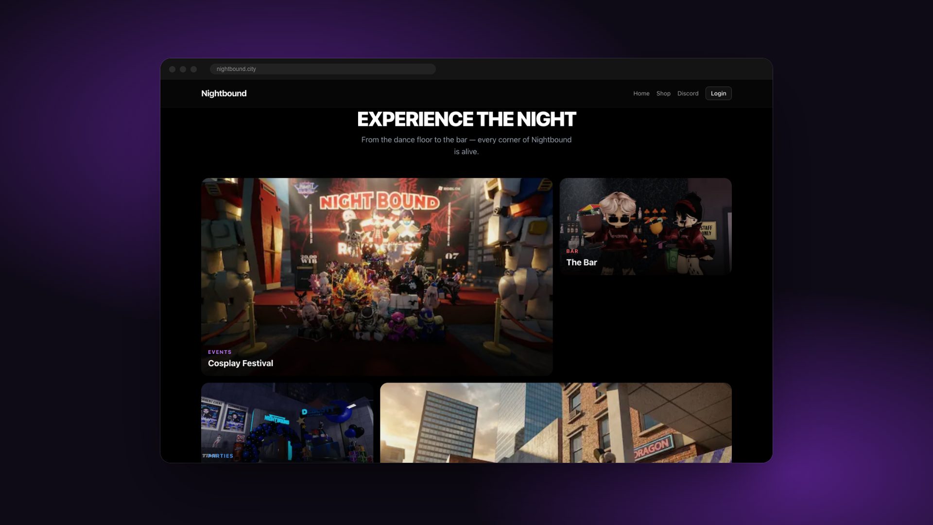 Nightbound — La nightlife definitiva su Roblox: balla, festeggia, vivi la notte.